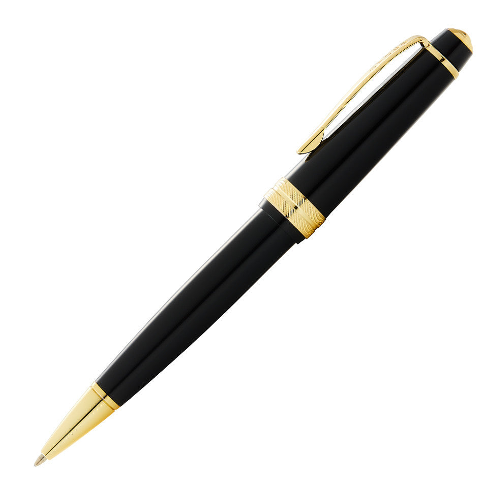 Premium Cross Bailey Light Ballpoint Pen - Black with Gold Trim - Elegant Writing Instrument for Office, Business & Gift Giving
