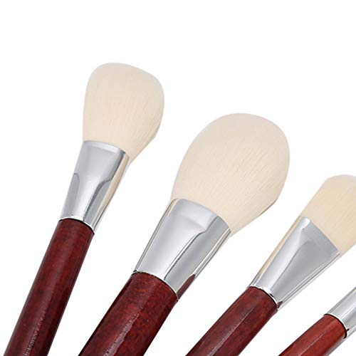 6Pcs Professional Makeup Brush Set - Eyebrow, Blending & Cosmetic Brushes for Flawless Makeup Application | Portable Travel-Friendly Makeup Tools & Accessories | Perfect for Home Use, Salon Professionals & On-the-Go Touchups