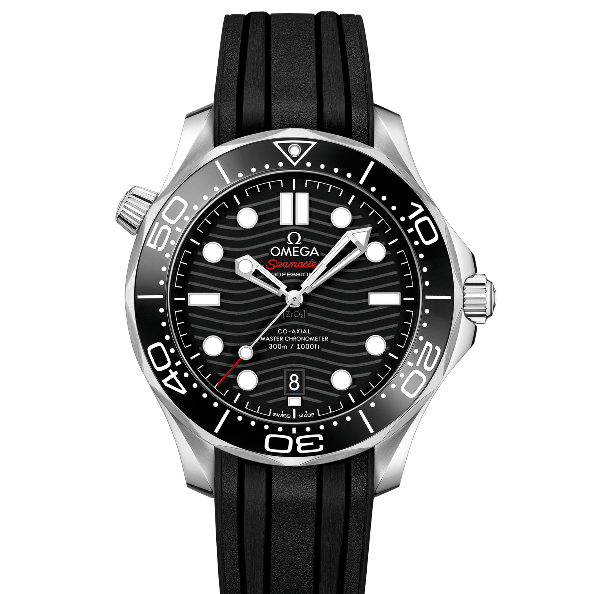 Omega Seamaster Diver 300M Co-Axial Master Chronometer Men's Watch 210.32.42.20.01.001 - Professional Luxury Dive Watch for Water Sports & Formal Occasions