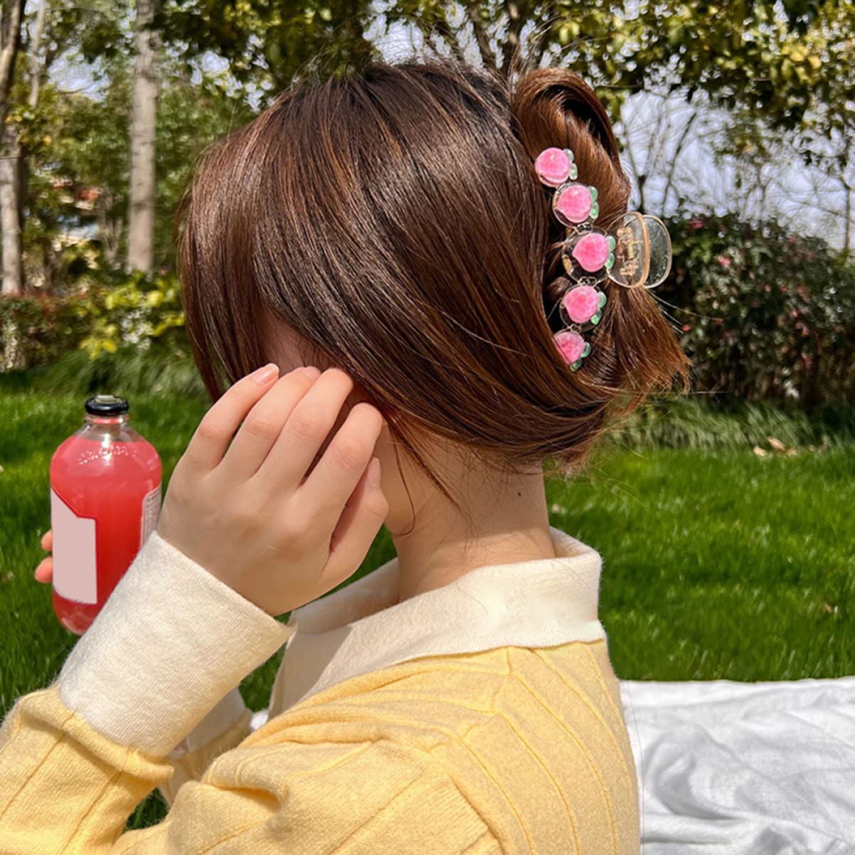 Beaupretty Fashion Hair Jaw Clamp - 2 Pack Large Hair Clips for Women, Hair Claw Clips for Thick Hair, Strong Hold Hair Accessories for Ponytail, Bun & Updo - Perfect for Bath, Salon & Everyday Styling