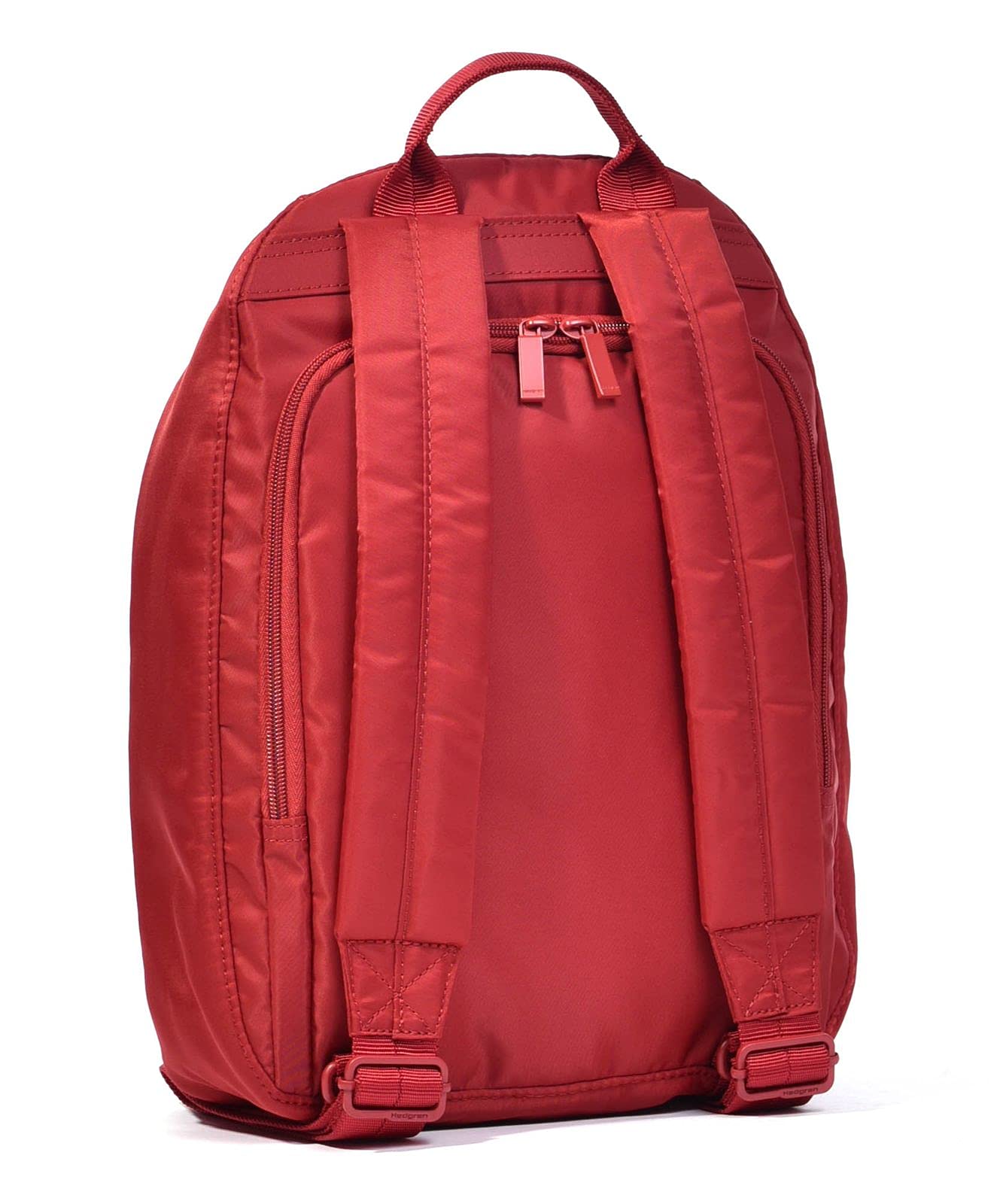 Hedgren Vogue Large RFID Blocking Anti-Theft Backpack for Women & Men - Sun Dried Tomato Color - Perfect for Travel, Work & Daily Commute