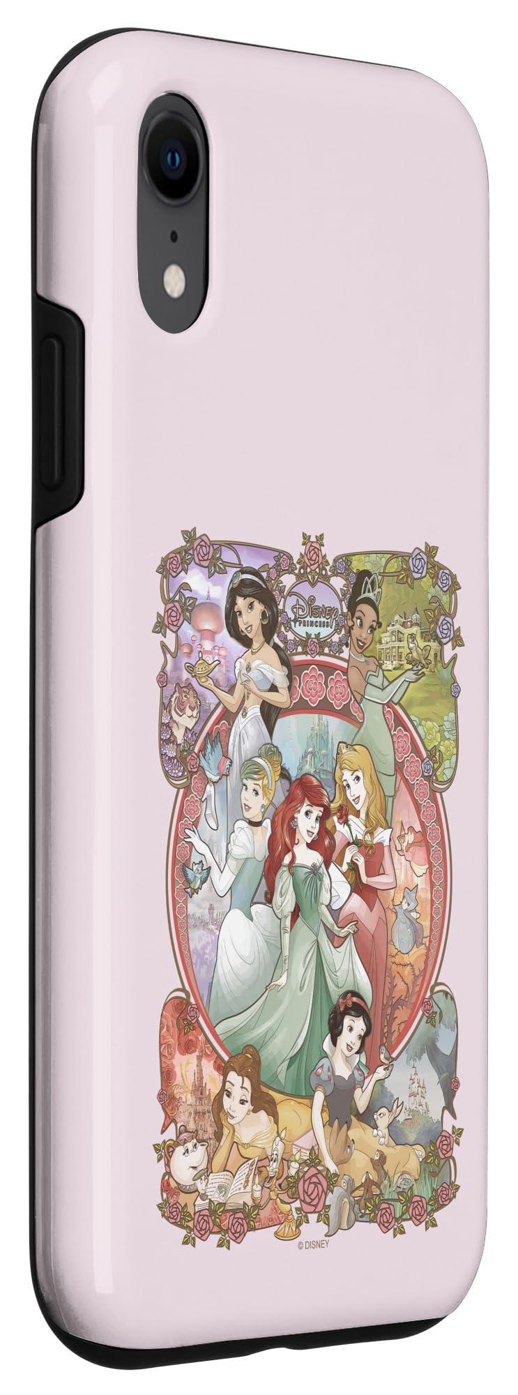 Disney Princess iPhone XR Case - Artistic Group Shot Design - Durable Protective Cover for iPhone XR - Perfect for Disney Fans, Gift Giving & Everyday Use