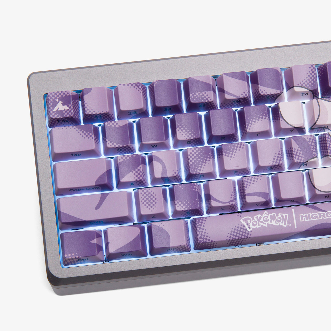 Pokémon HG Summit 65 Keyboard 2.0 - Mechanical Gaming Keyboard with RGB Backlight for PC & Mac | Perfect for Esports, Streaming & Office Work (Mewtwo Edition)