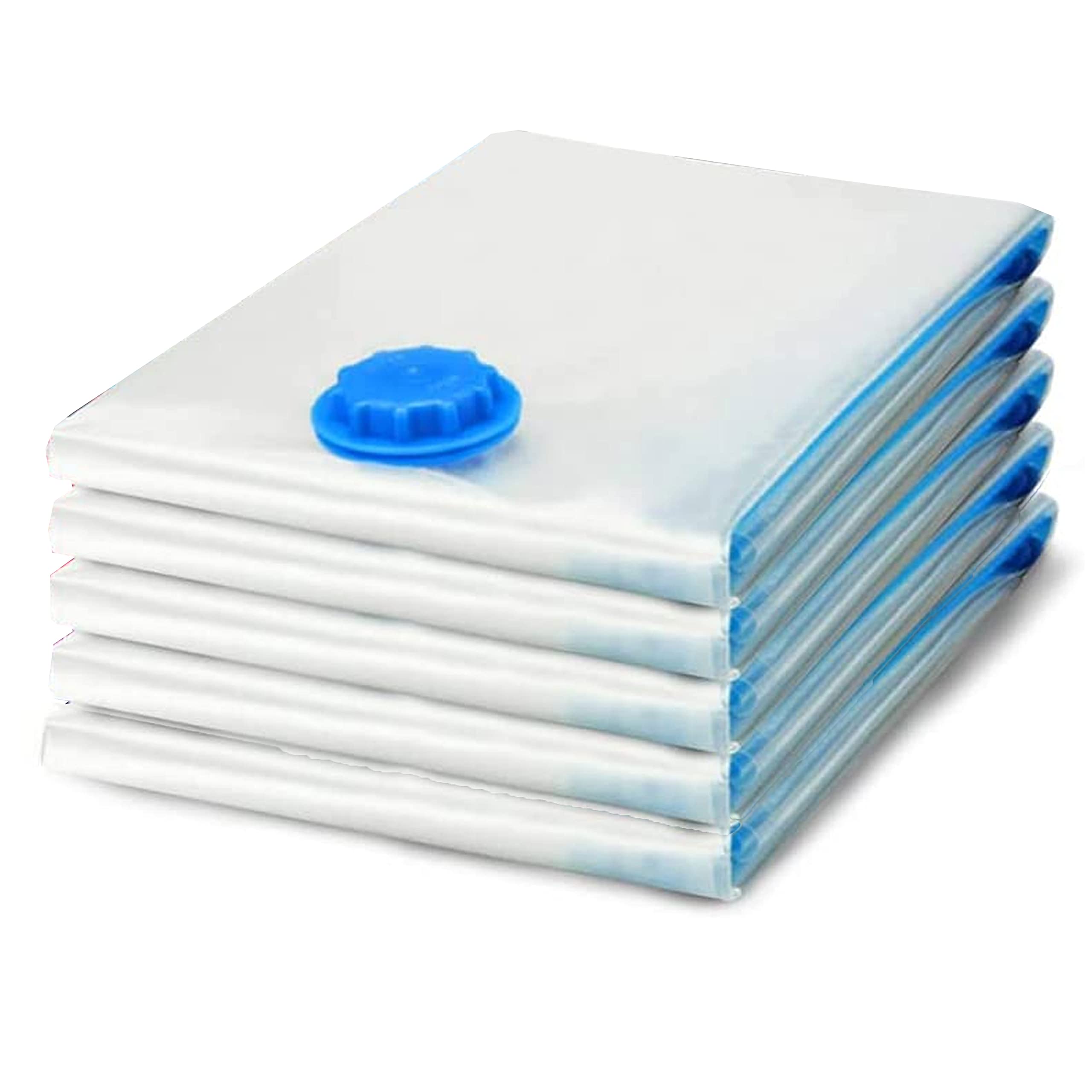 10-Piece Vacuum Storage Bags Set with Hand Pump - Space Saving Organizer for Clothes, Blankets & Travel - Compact Storage Solution for Home, Dorm & Moving (35