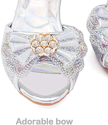 Osinnme Girls Wedding Sandals for Toddlers & Little Kids - Comfortable Flower Sandals for Flower Girls, Bridesmaids & Special Occasions