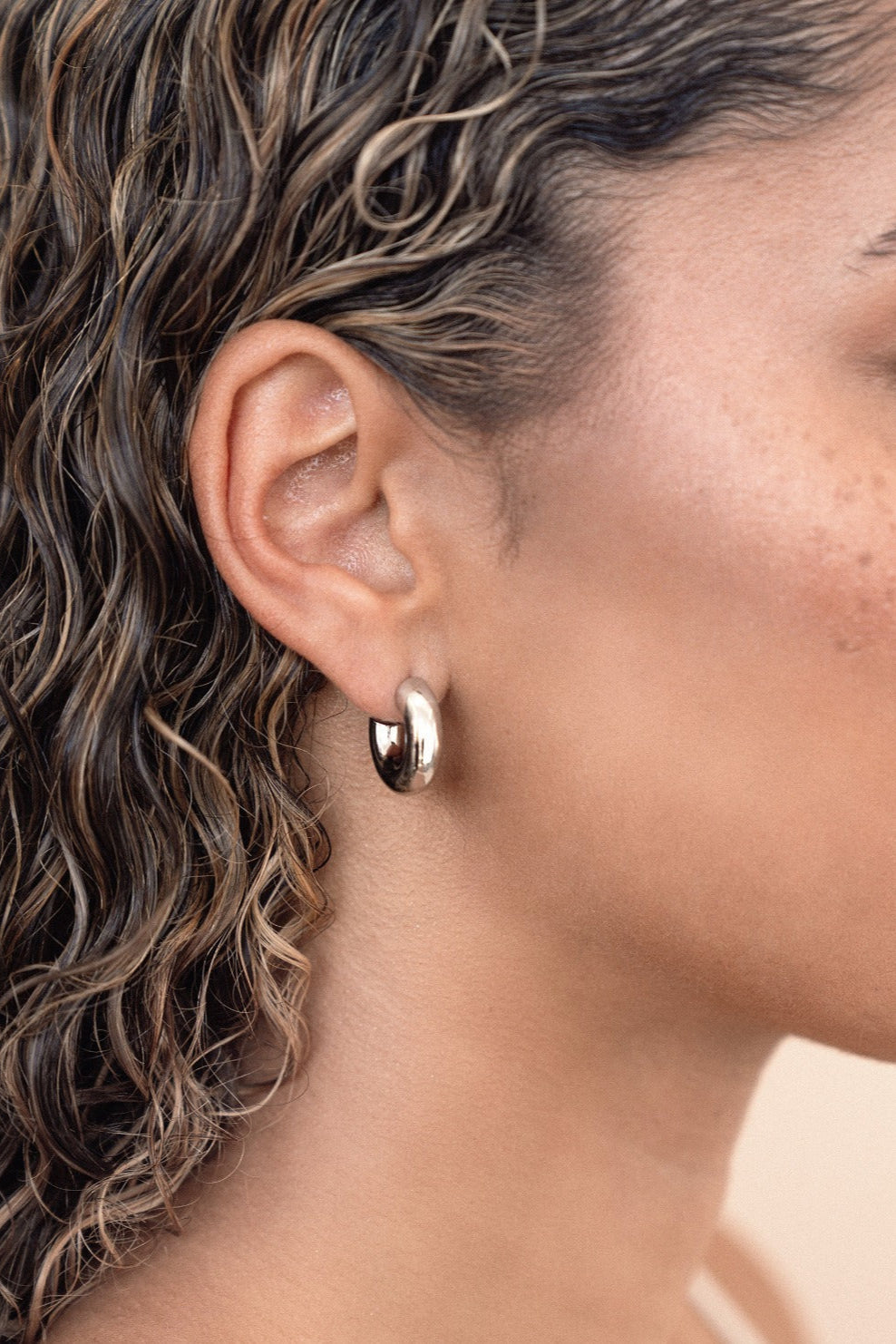 Mini Thick Classic Hoops - 14K Gold Plated Small Hoop Earrings for Women, Everyday Wear & Gift Giving