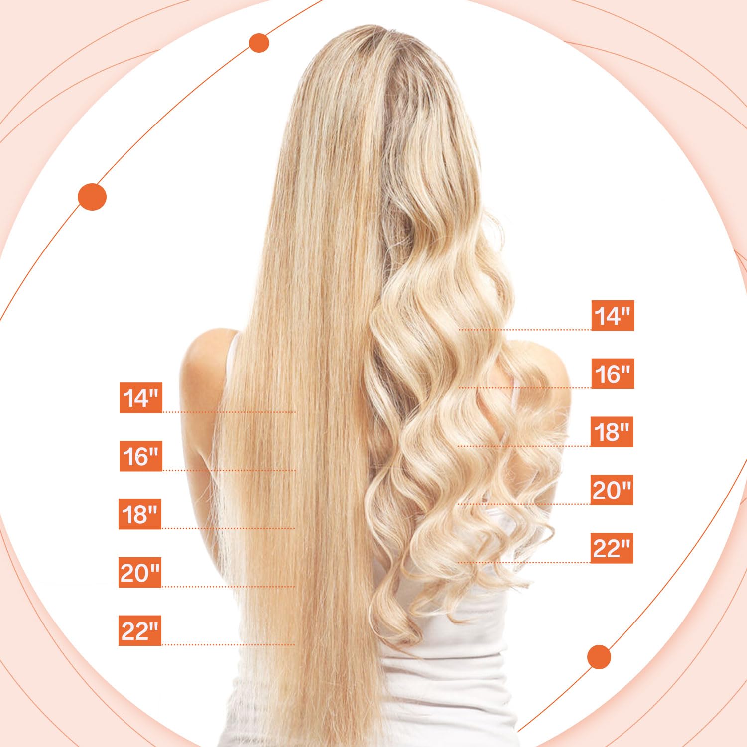XDhair 14 Inch 70g Balayage Chocolate Brown to Caramel Blonde Invisible Wire Hair Extensions - Real Human Hair Clip-Ins (#4/27) for Daily Wear, Parties & Special Occasions