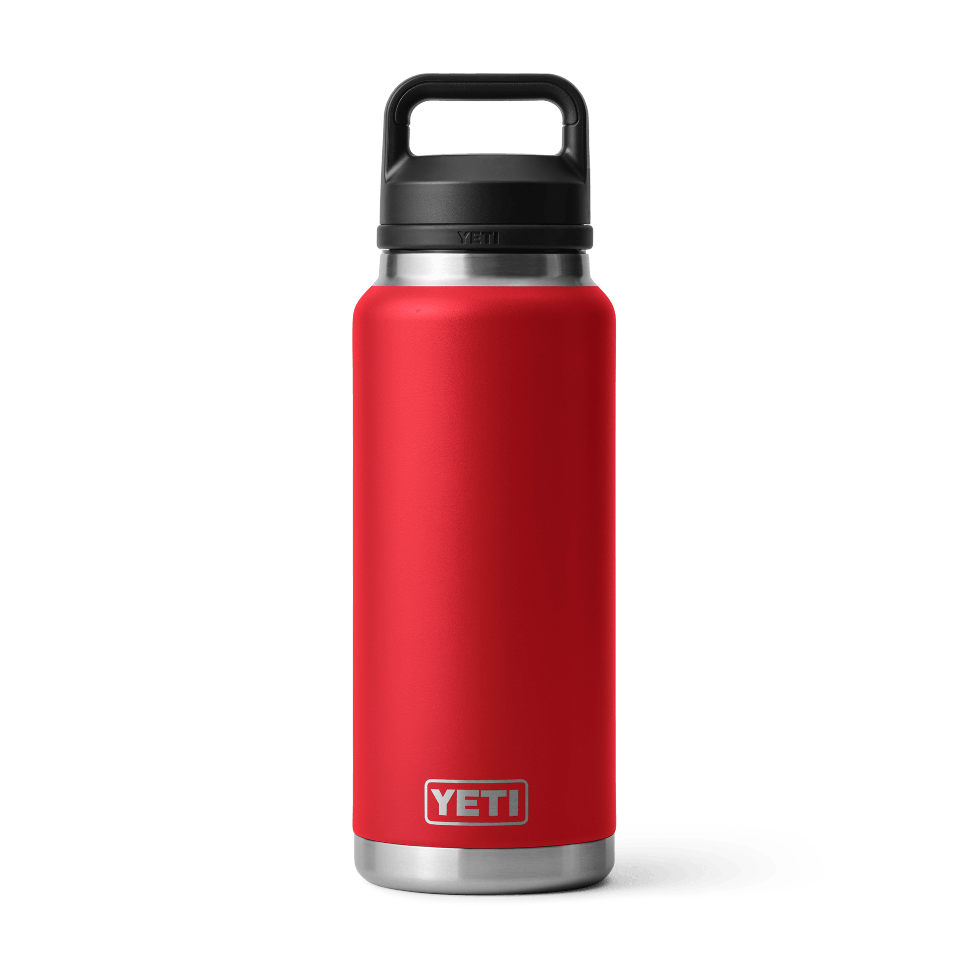36 oz Rambler® Water Bottle with Chug Cap - Rescue Red | Insulated Stainless Steel for Hiking, Gym & Outdoor Adventures