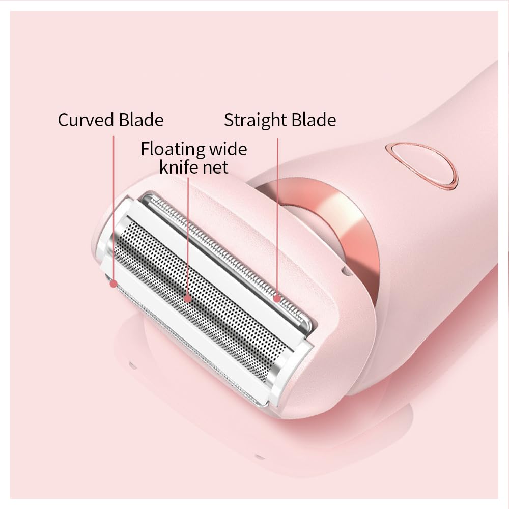 2024 New Wet & Dry BeautyGlide Pro Bikini Trimmer for Women - 3-in-1 Electric Shaver & Pubic Hair Trimmer with SilkGlide Technology (Blue) | Perfect for Travel, Gym & Sensitive Skin Care