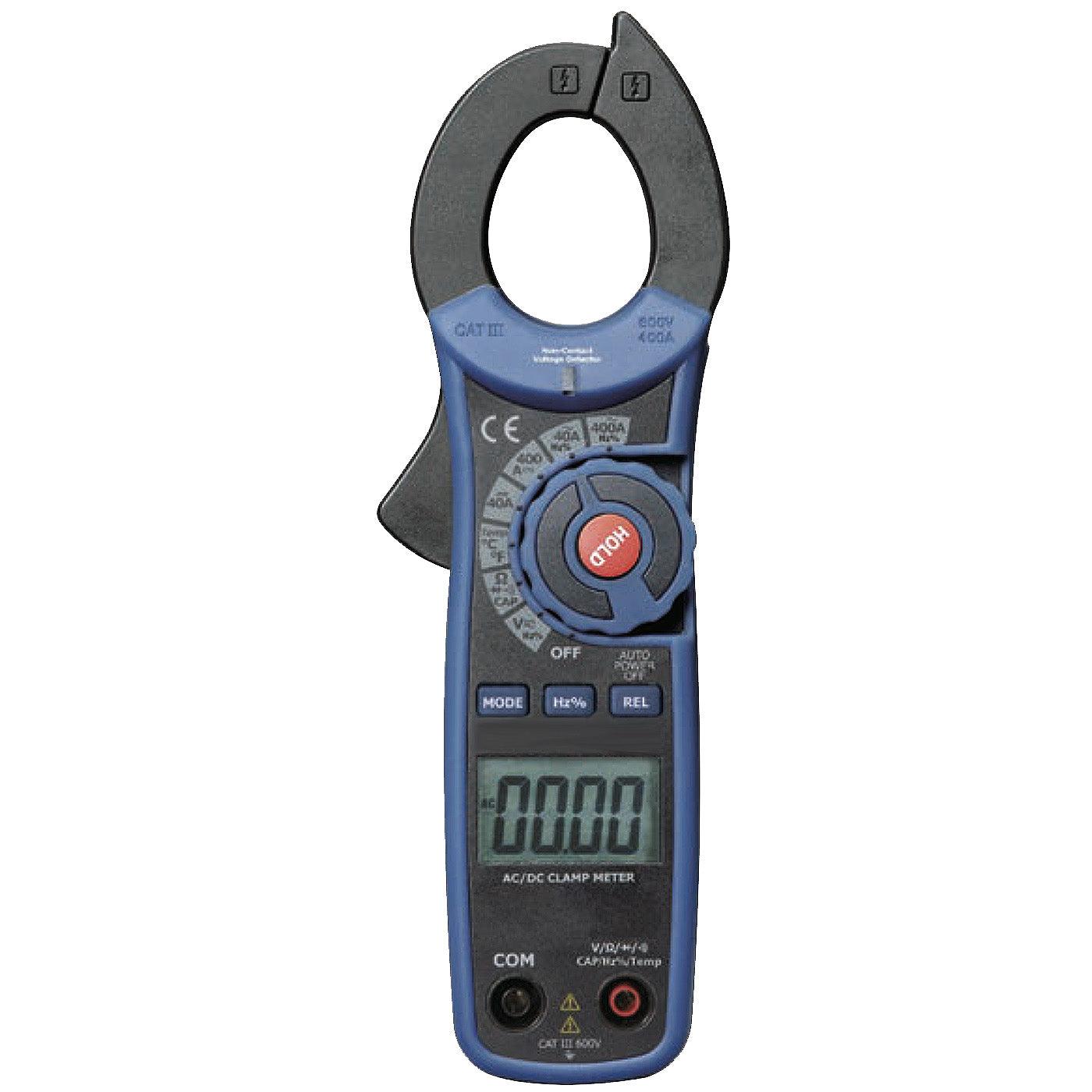 Best Compact AC/DC Auto Ranging Clamp Meter - Digital Multimeter for Electricians, HVAC Technicians - Perfect for Home Electrical Work, Automotive Repairs & Industrial Maintenance