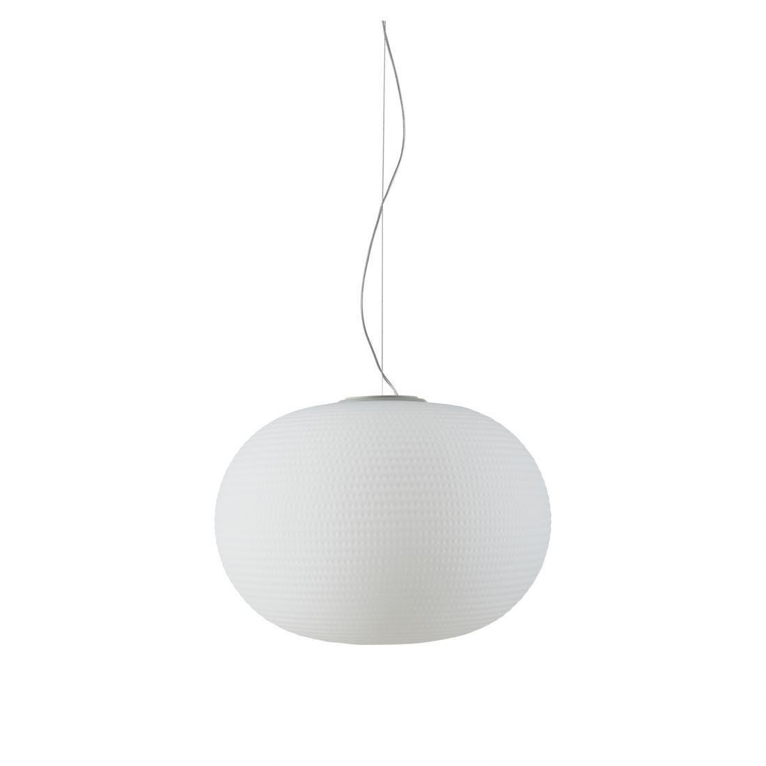 BIANCA LARGE Suspension Lamp - Modern Glass Pendant Light Fixture for Dining Room, Kitchen Island & Living Room Decor