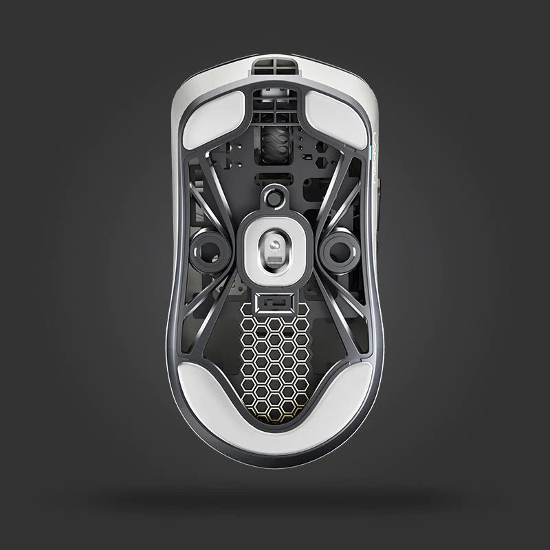 Lamzu Maya Wireless Gaming Mouse - Cloud Grey | 4K Compatible | Lightweight Ergonomic Design for FPS, MOBA, and MMO Gaming | Perfect for Esports & Competitive Play