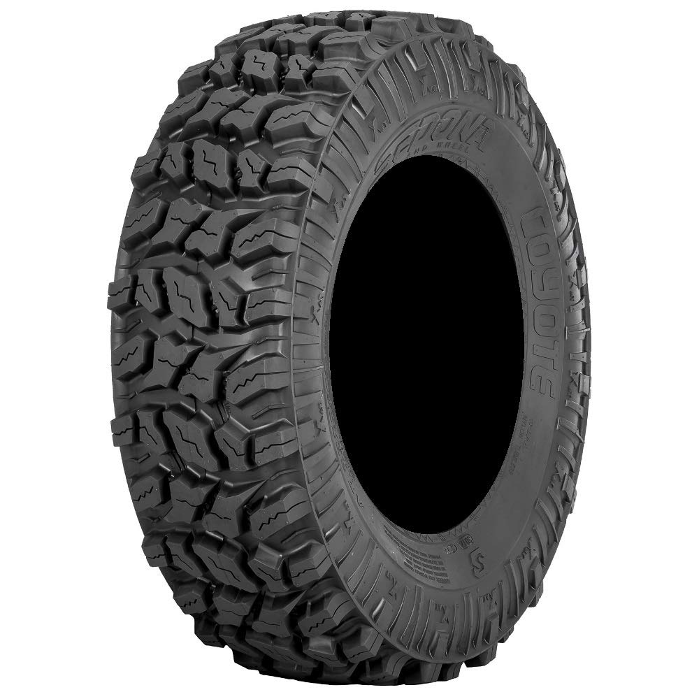 Sedona Coyote 27x9-12 6-Ply ATV Tires - Pair of 2 All-Terrain Off-Road Tires for Hunting, Trail Riding & Mud Adventures