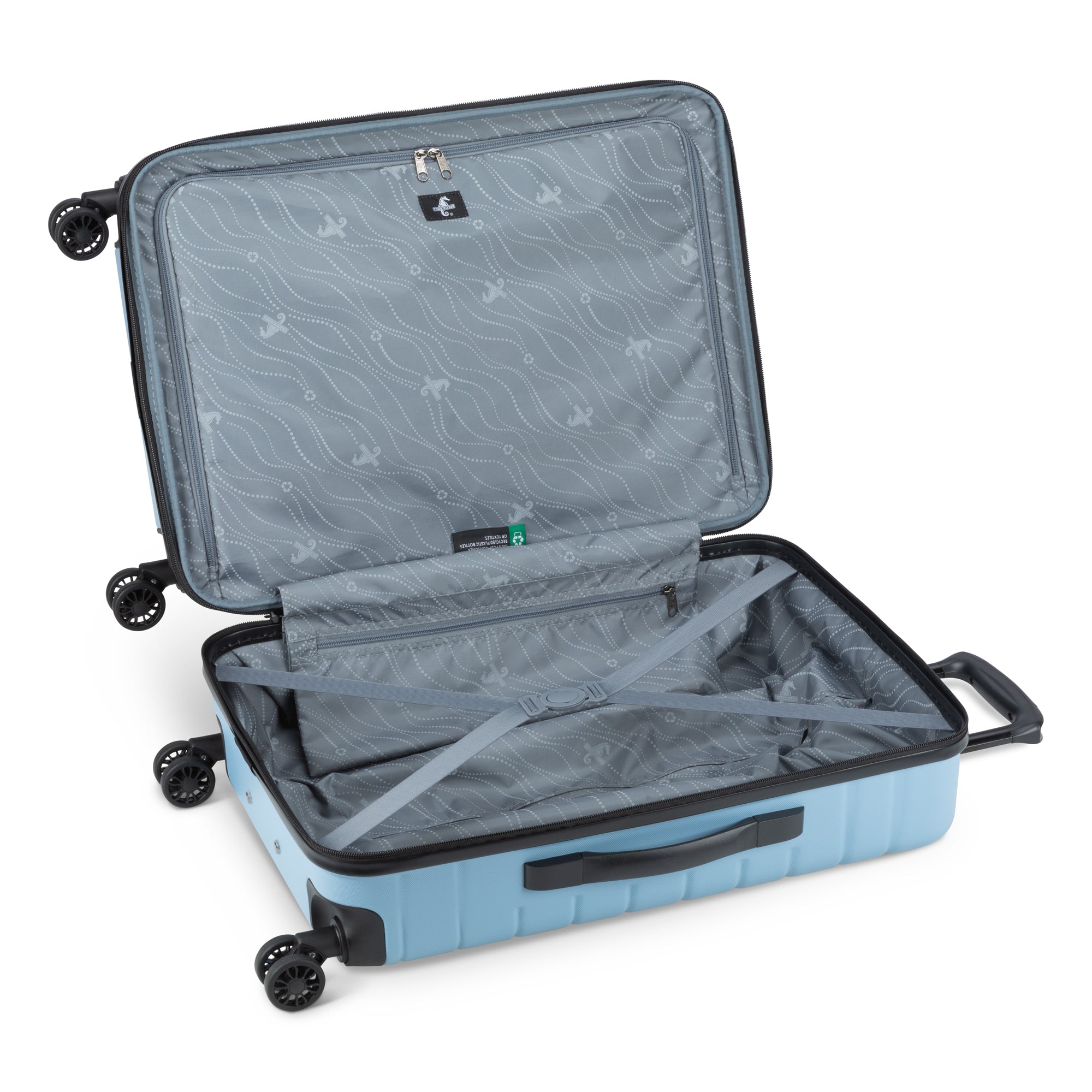 Atlantic Riptide Spinner 3-Piece Luggage Set - Lightweight Spinner Suitcase with 360° Wheels for Travel, Business Trips & Vacations | Carry-On, Medium & Large Luggage Combo