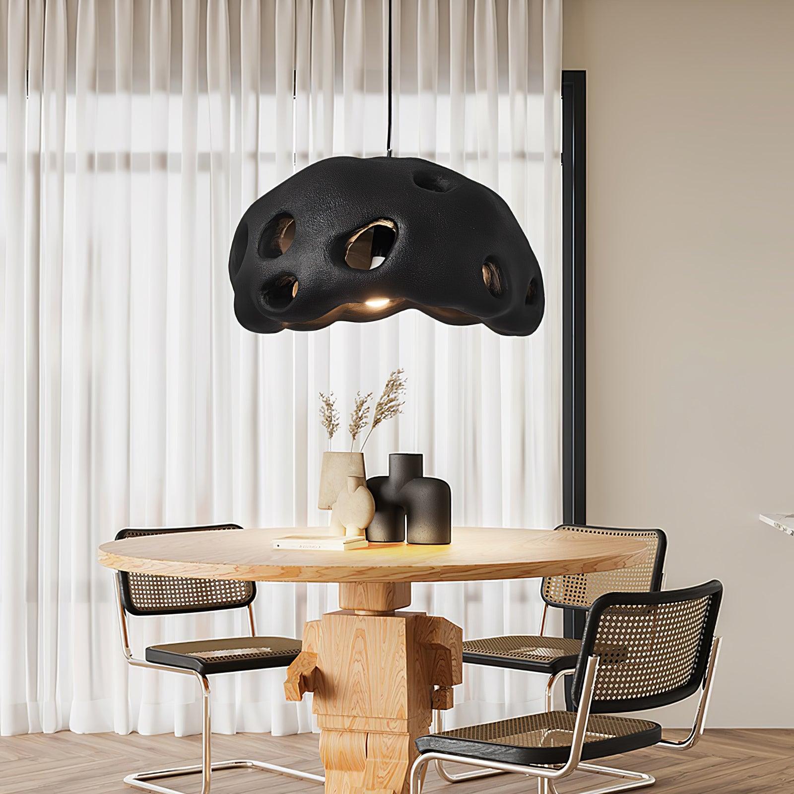 Modern Ant Nest Pendant Light - Handmade Rattan Hanging Lamp for Living Room, Bedroom, or Dining Room Decor - Perfect for Boho, Farmhouse & Coastal Style Homes