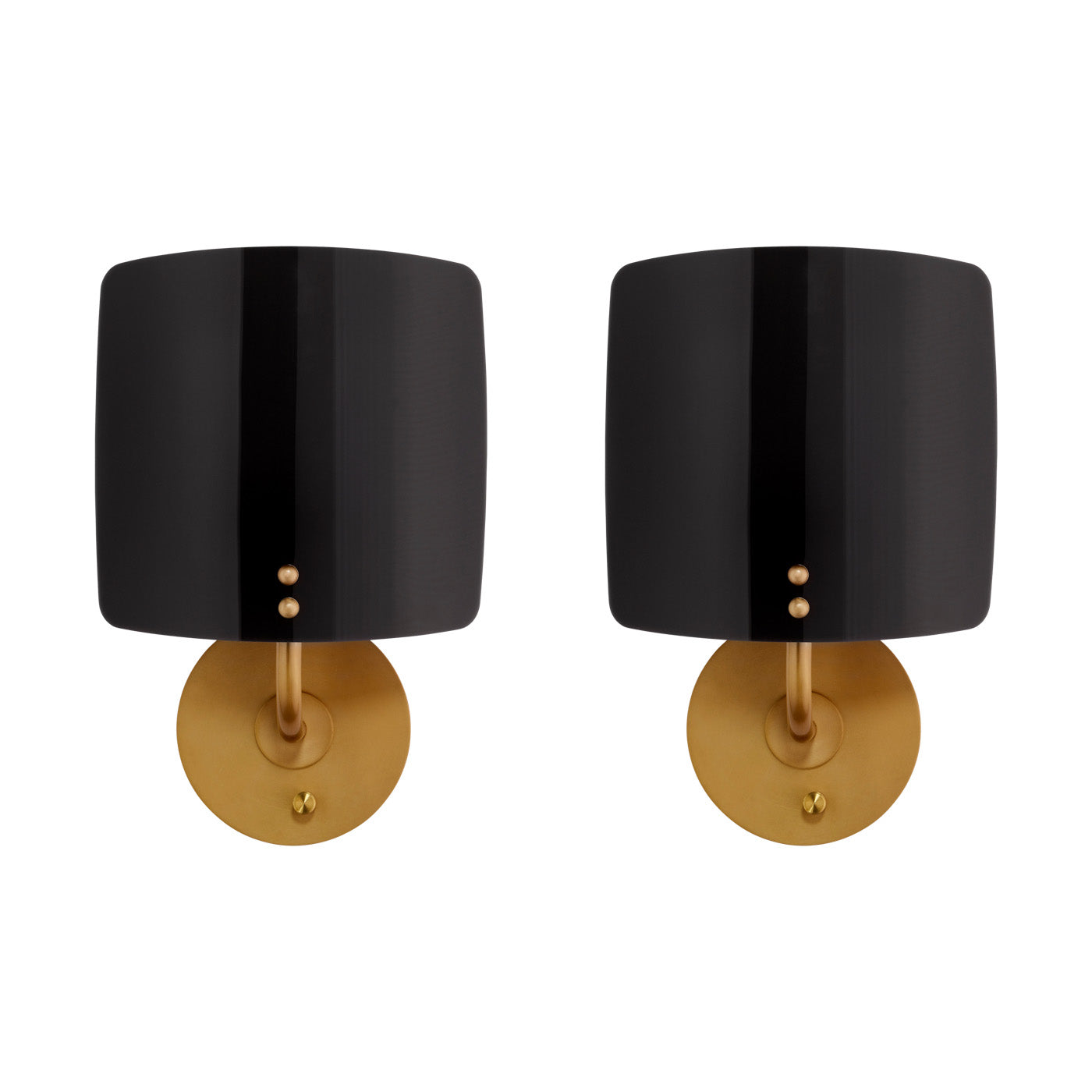 Polly Sconce Wall Light Bundle - Modern Plug-in Wall Sconces with Adjustable Arms for Bedroom, Living Room, or Hallway Lighting