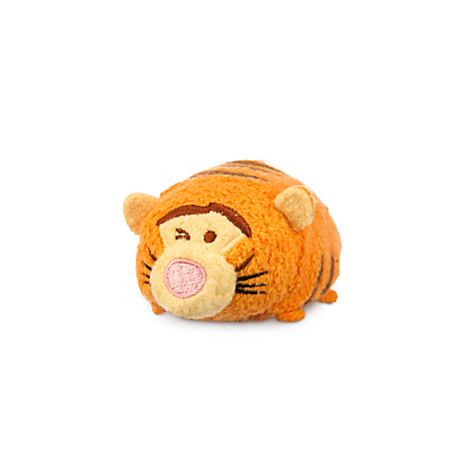 Disney Winnie the Pooh & Tigger Winking Tsum Tsum Mini Plush Stuffed Toy - Cute Collectible for Kids' Room Decor, Birthday Gifts & Disney Fans