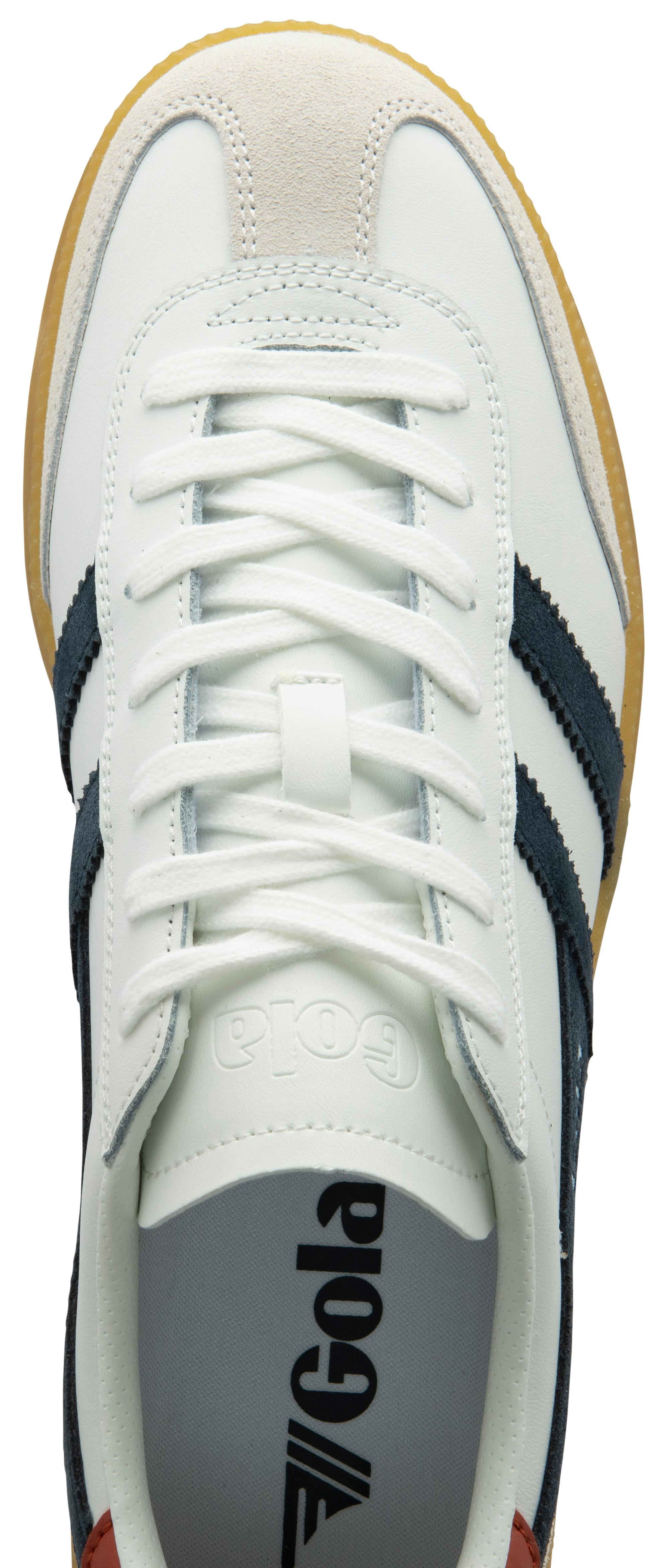 Gola Men's Viper Leather Sneakers - White Retro Running Shoes for Men | Vintage Style Casual Wear & Gym Training Shoes