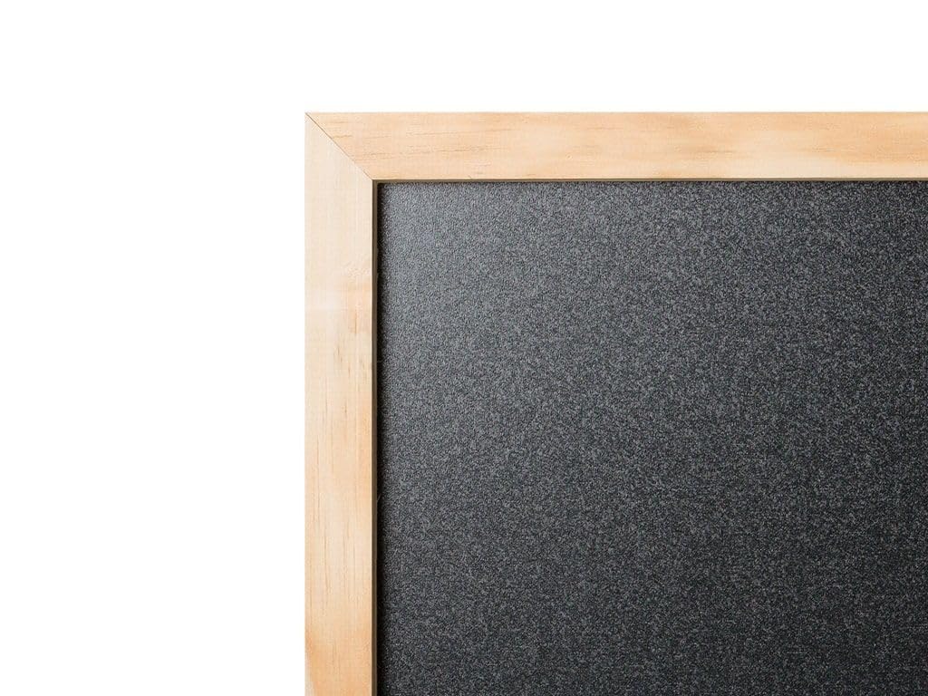 Mastervision Black Chalk Board 12x18 Inches with Pine Wood Frame & Wall Mount Kit - Perfect for Classrooms, Restaurants, and Home Decor - Works with Chalk & Liquid Chalk Markers