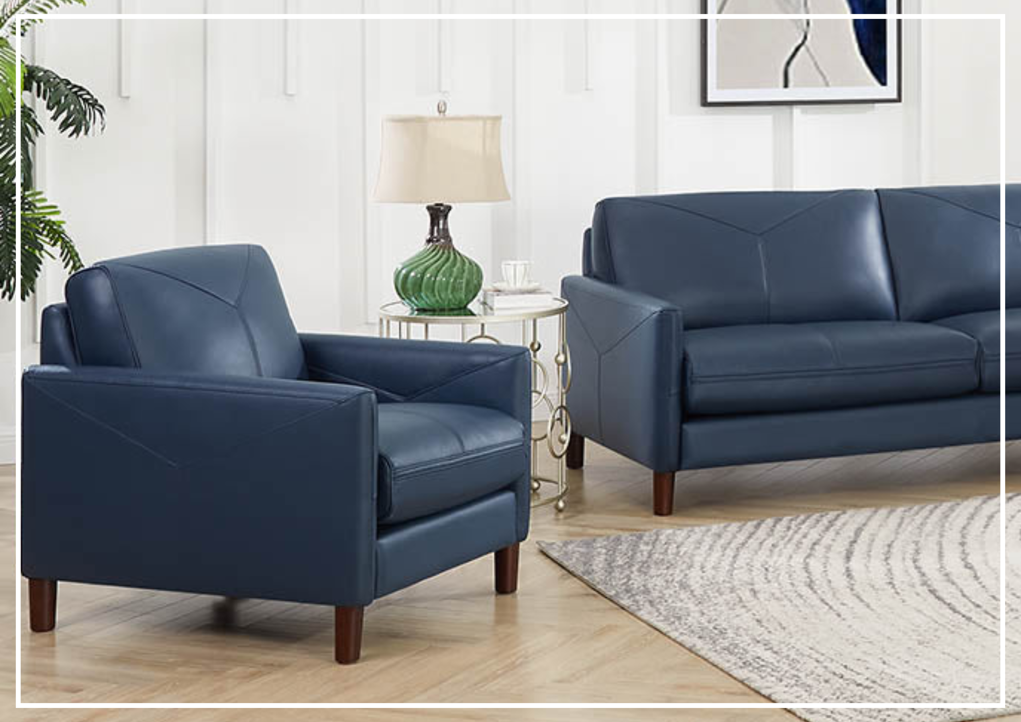 Hydeline Yorkdale Genuine Leather Armchair - Ergonomic Office Chair for Home & Office Comfort - Perfect for Workstations, Study Rooms & Executive Suites
