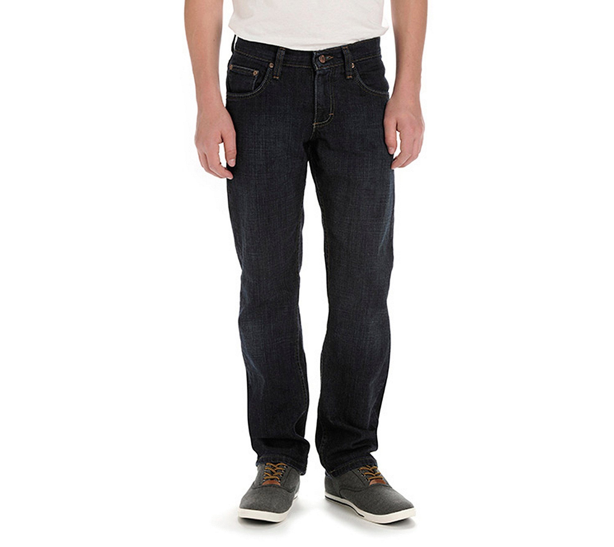 Lee Big Boys' Premium Select Straight Leg Jeans - Comfortable Durable Denim Pants for School & Casual Wear | Sizes 8-20