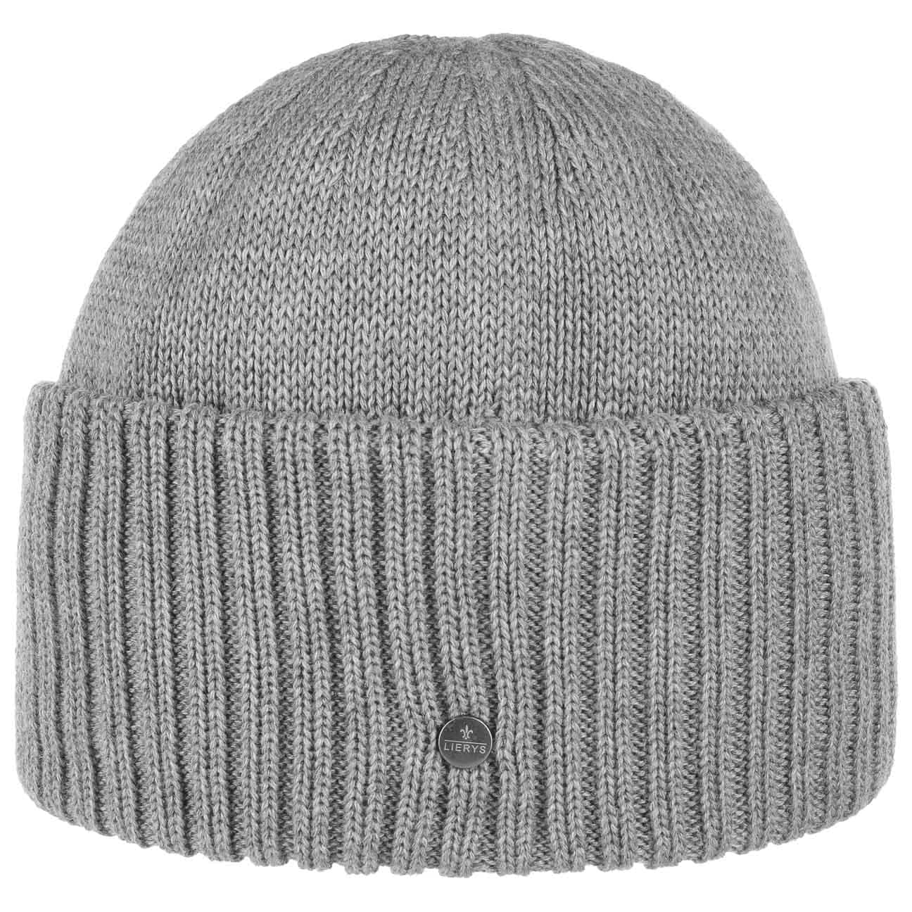 Lierys Big Cuff Merino Wool Hat - Warm Winter Beanie for Men & Women - Perfect for Skiing, Hiking, and Cold Weather Activities