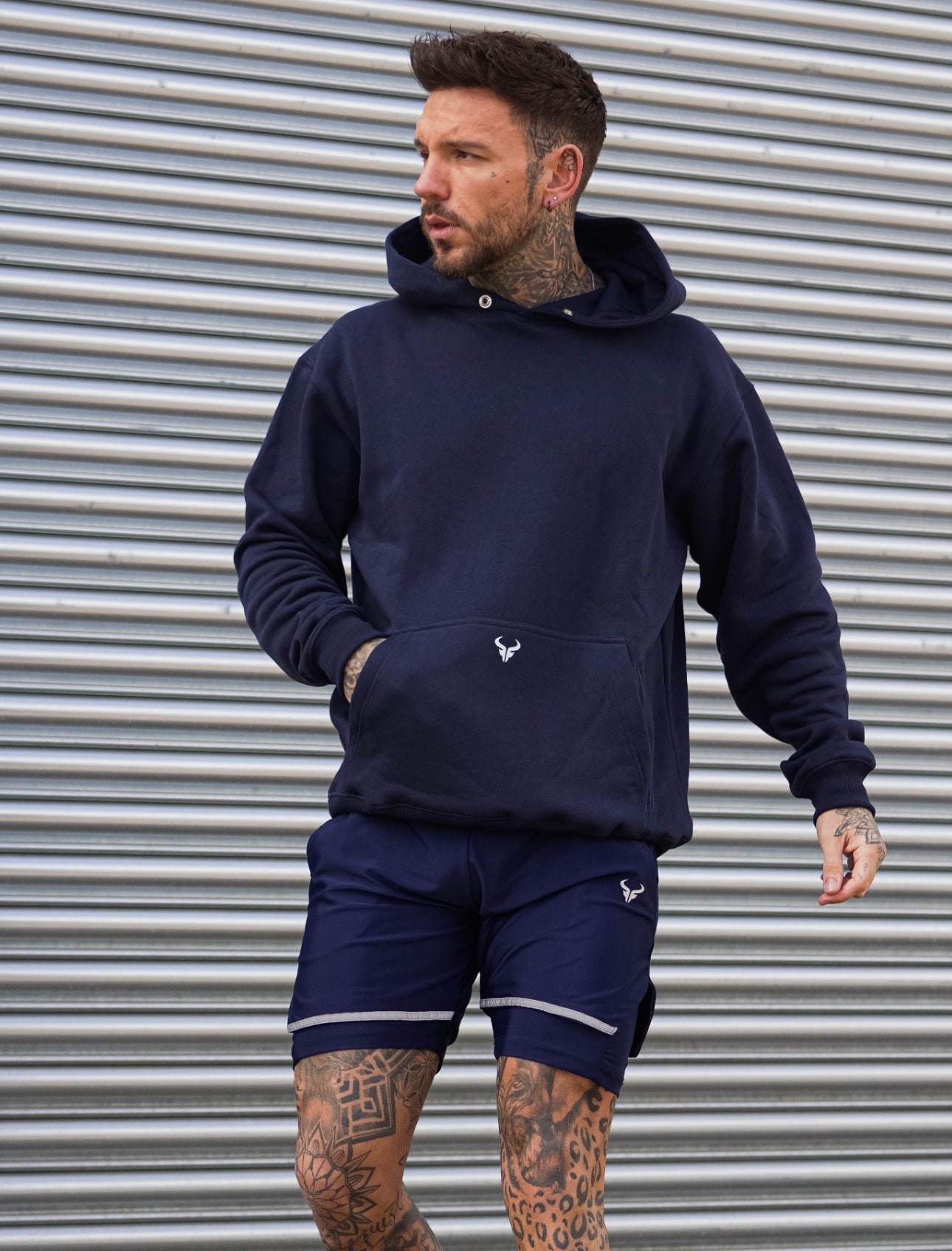Cerus Navy Training Club Hoodie - Premium Cotton Pullover for Men & Women | Comfortable Casual Wear for Gym, Running, and Outdoor Activities
