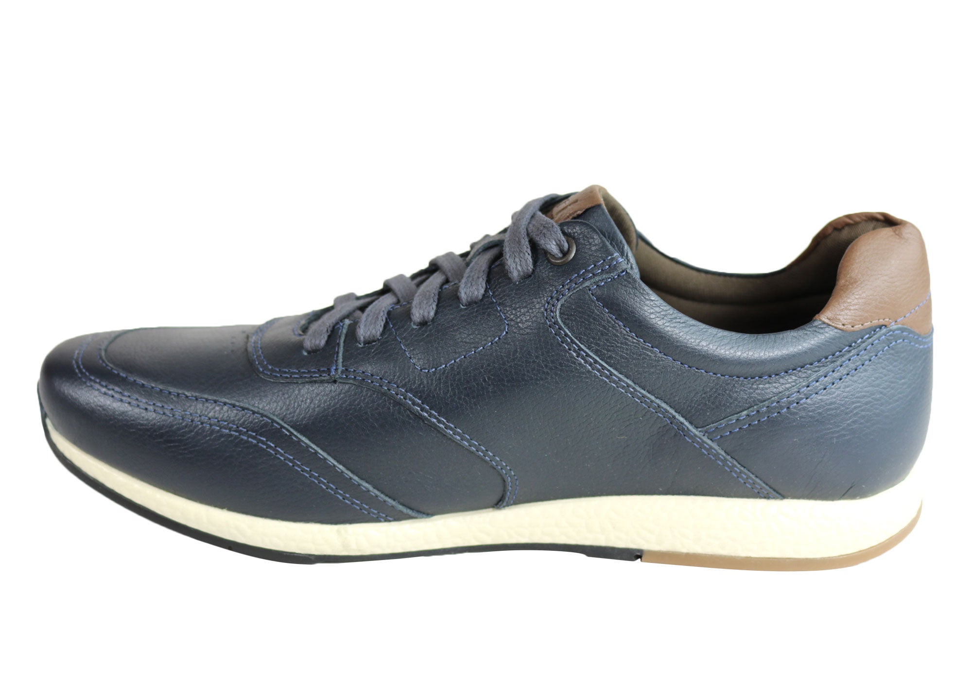 Ferricelli Phil Men's Genuine Leather Casual Shoes - Comfortable & Stylish Brazilian-Made Footwear for Everyday Wear & Outdoor Activities
