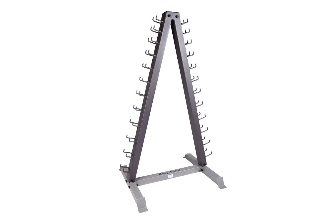 Warrior 12 Pair Vertical Dumbbell Rack - Heavy Duty Dumbbell Storage Organizer for Home Gym & Fitness Equipment | Perfect for Garage, Basement & Workout Room Organization