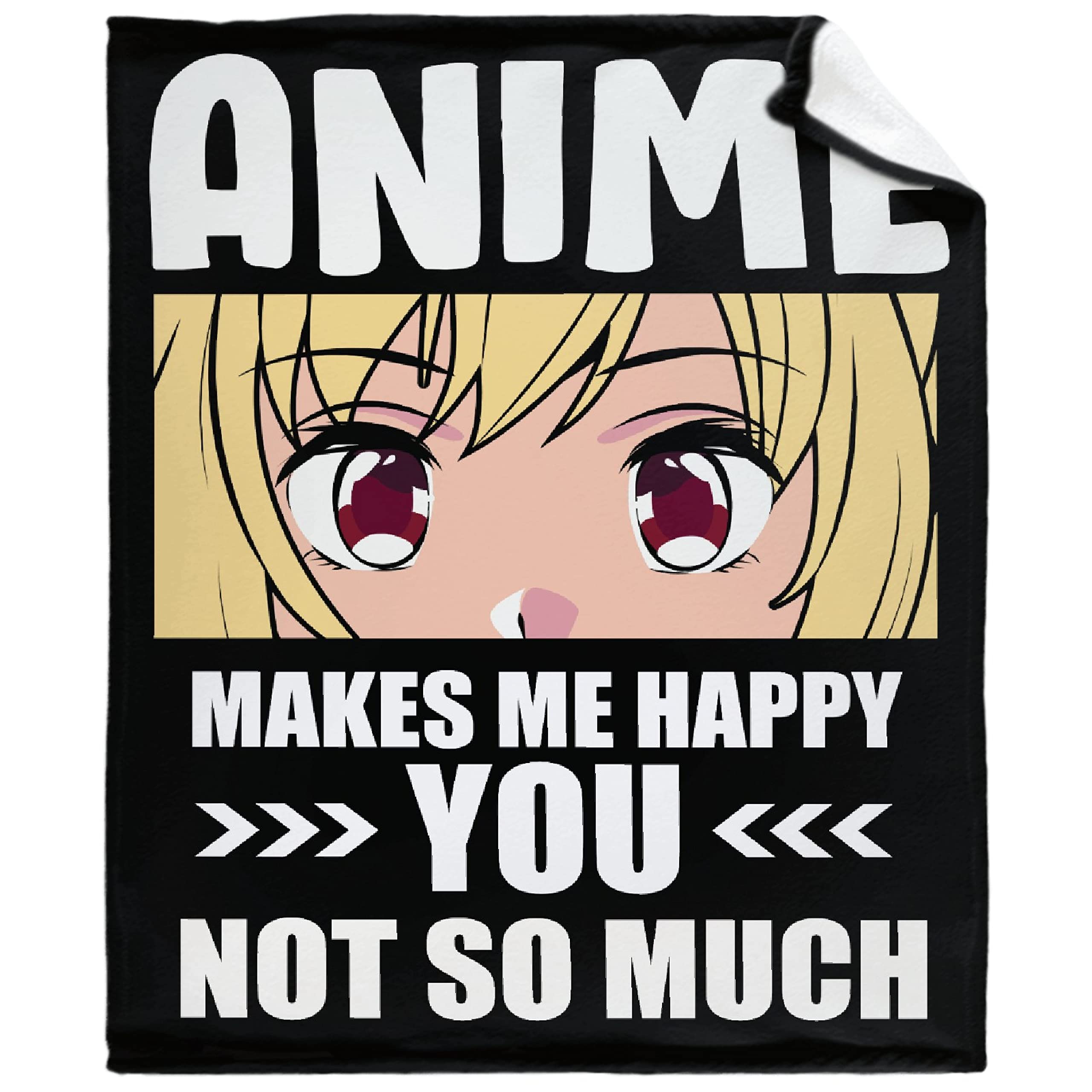 Anime Blanket - Soft Lightweight Warm Cozy Flannel Fleece Throw (90