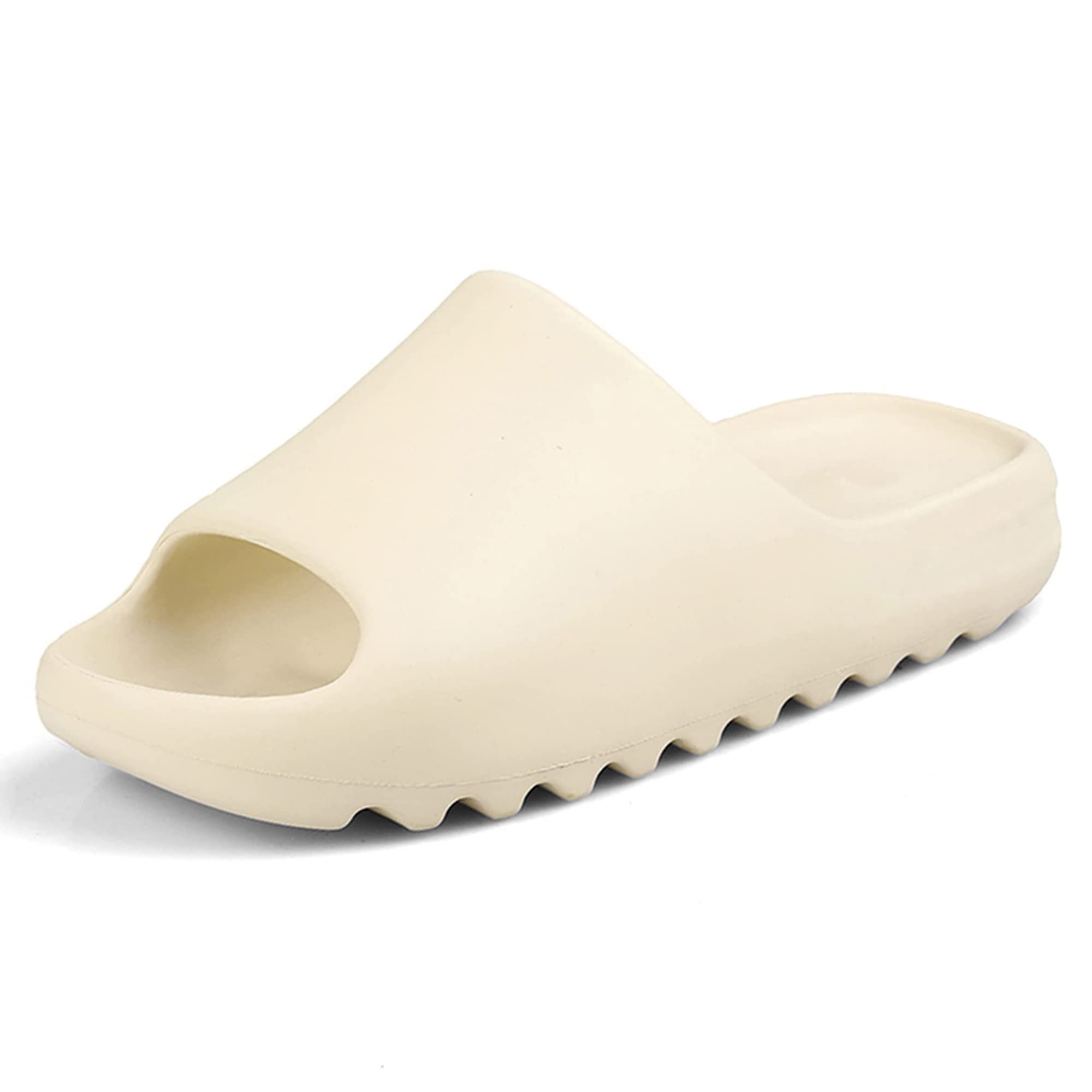 Unisex Slide Sandals for Men & Women - Non-Slip Spa & Gym House Slippers with Cloud Cushion - Soft Pillow Slides for Shower, Bedroom, Indoor & Outdoor Use - Perfect for Couples & Adults