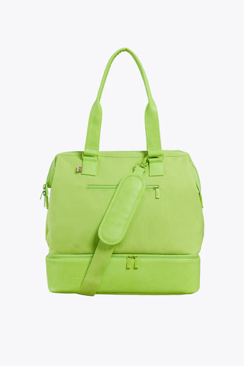 The Mini Weekender Bag in Citron - Stylish & Compact Travel Bag for Women, Perfect for Weekend Getaways & Short Trips