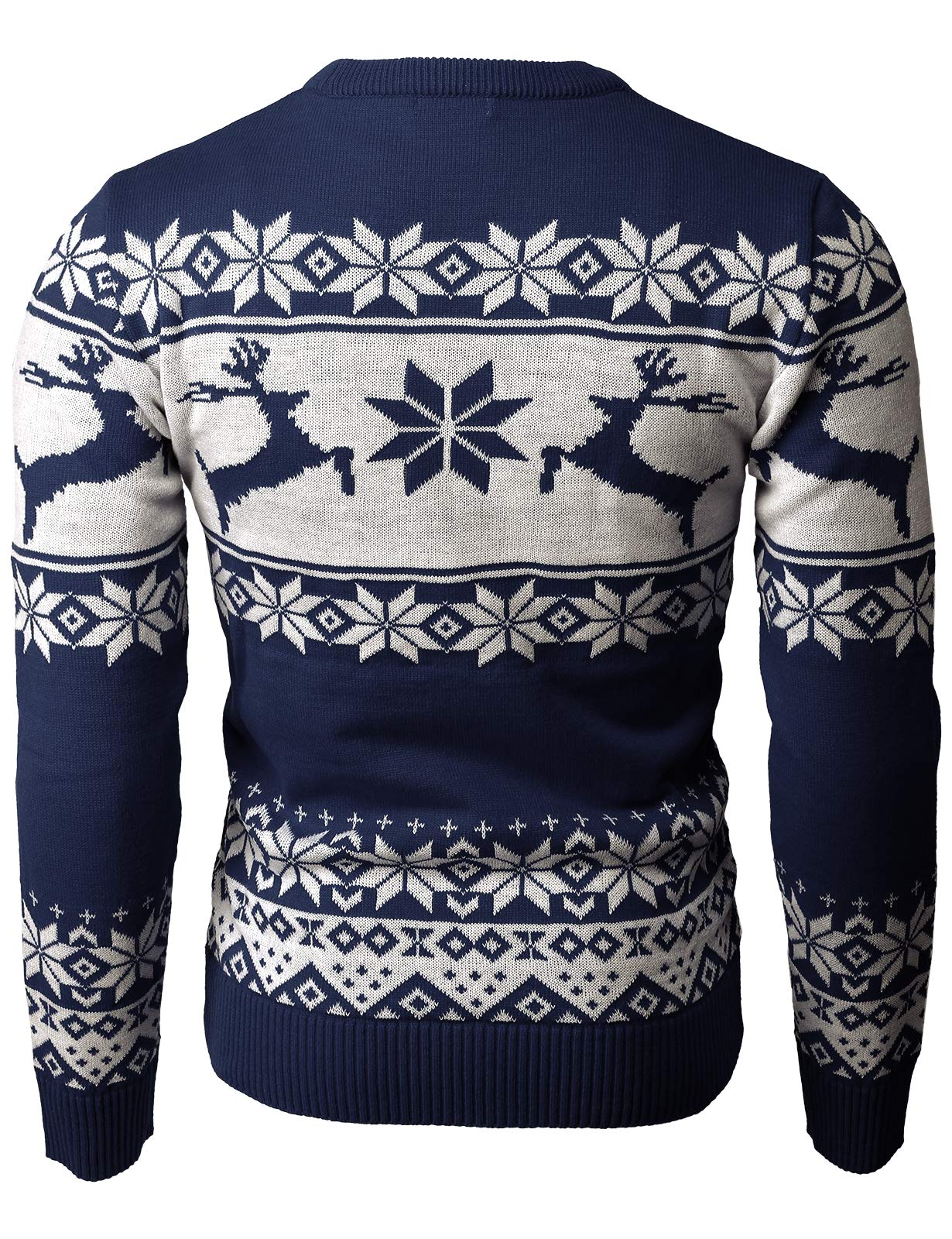 Men's Slim Fit Knitted Christmas Sweater - Casual Holiday Party Pullover for Xmas, Winter & Family Gatherings - Cozy Festive Fashion for Office Parties & Gift Exchanges
