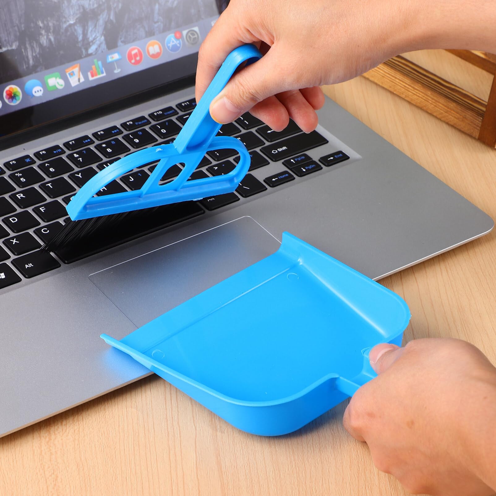 Mini Broom & Dustpan Set - 3 Pack Handheld Cleaning Tools for Kids & Home