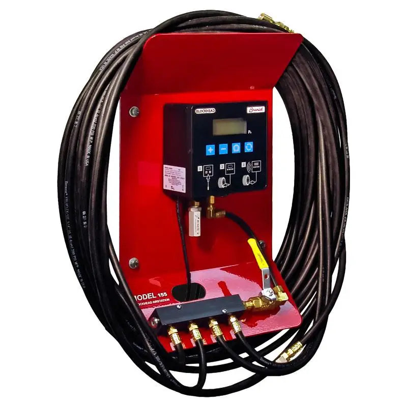 Branick 155 Wall Mount Air Station - Heavy Duty Tire Inflator for Cars, Trucks & Bikes - Perfect for Home Garage, Auto Shop & Roadside Emergencies