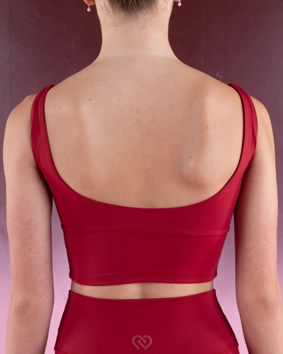 Valentine's Day Cherry Print Crop Top for Girls - Cute & Trendy Valentine's Outfit for Date Night & Party Wear