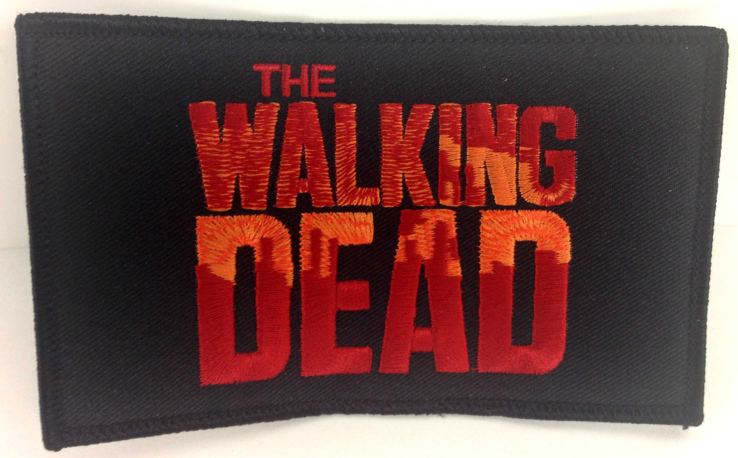 The Walking Dead Logo Embroidered Iron-On Patch - Zombie Apocalypse TV Show Merchandise for Jackets, Bags & Cosplay Costumes