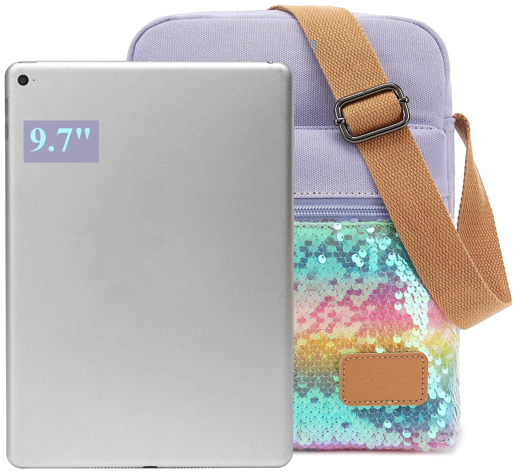 **Leaper Girls Crossbody Purse Set - 2 PCS Canvas Messenger Bags for Women & Kids - Stylish & Lightweight for School, Travel & Daily Use**