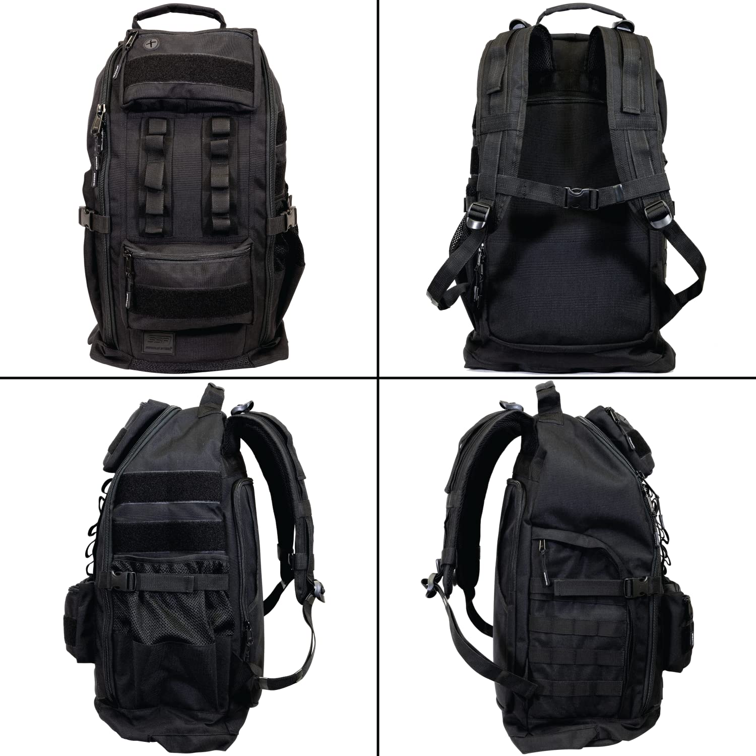 Serious Steel Fitness Tactical Backpack & Gym Bag - 1000D Nylon Durable Military Backpack for Men - Perfect for Workout, Hiking, Travel & Everyday Use