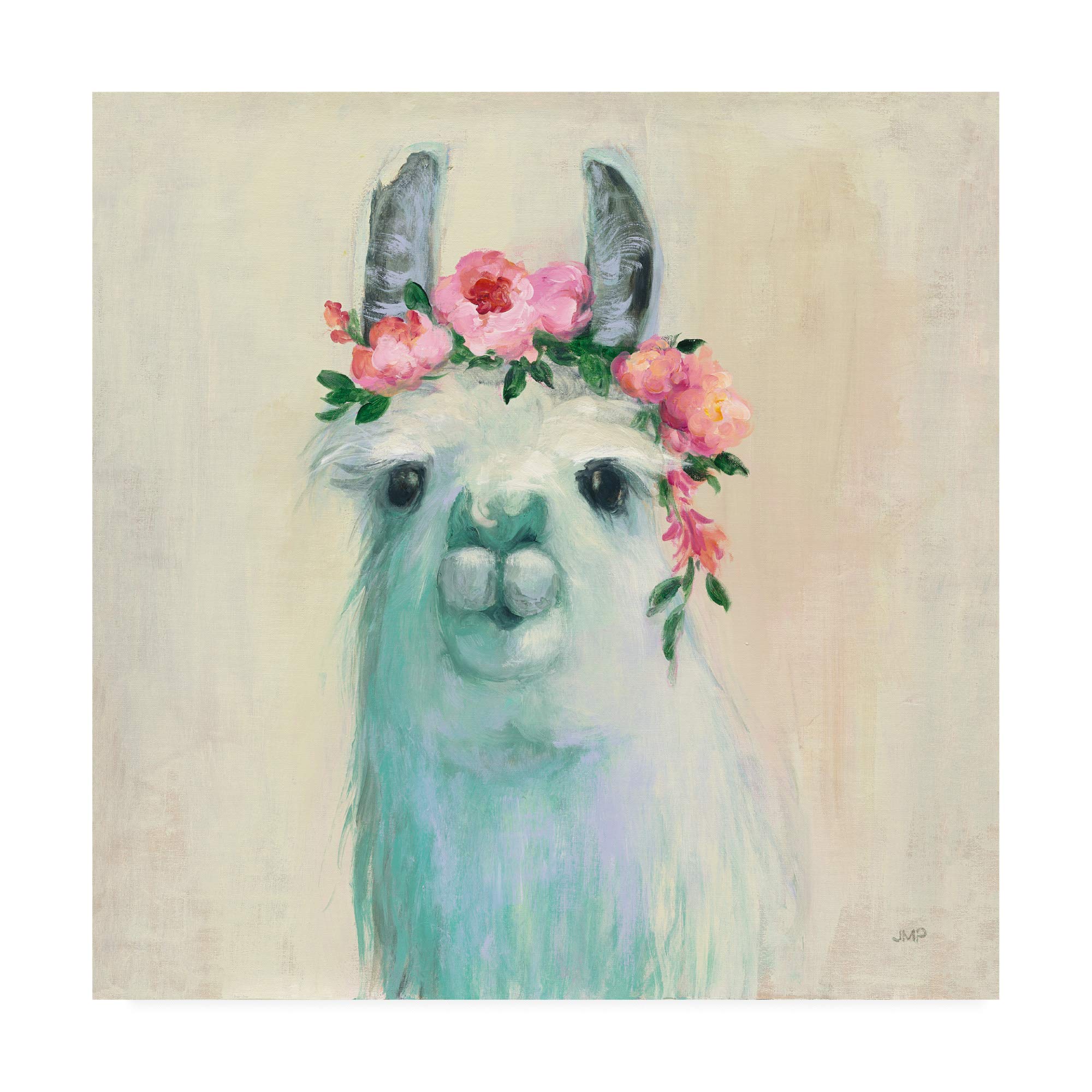 Festival Girl III by Julia Purinton - 18x18 Fine Art Print - Wall Decor for Living Room, Bedroom & Office