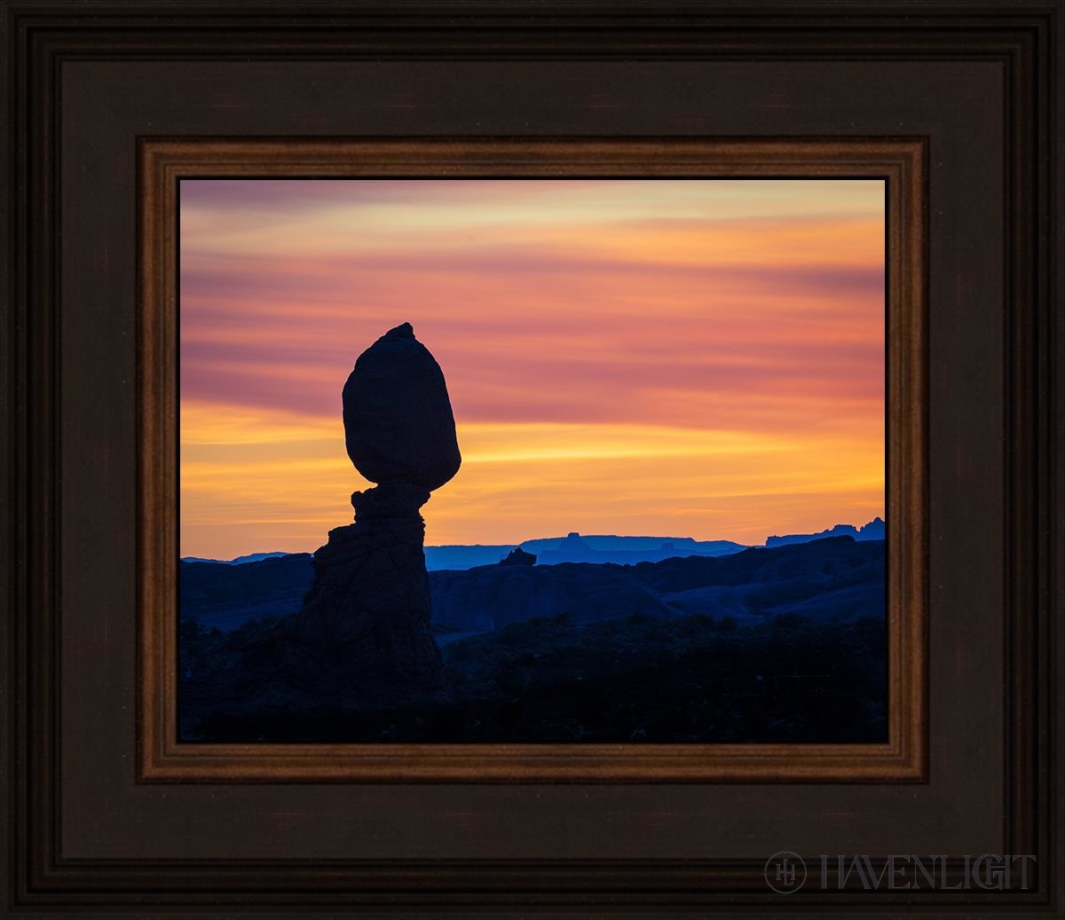 Balancing Rock at Sunset - Stunning Landscape Photo from Arches National Park Utah | Perfect for Wall Art, Home Decor & Travel Inspiration