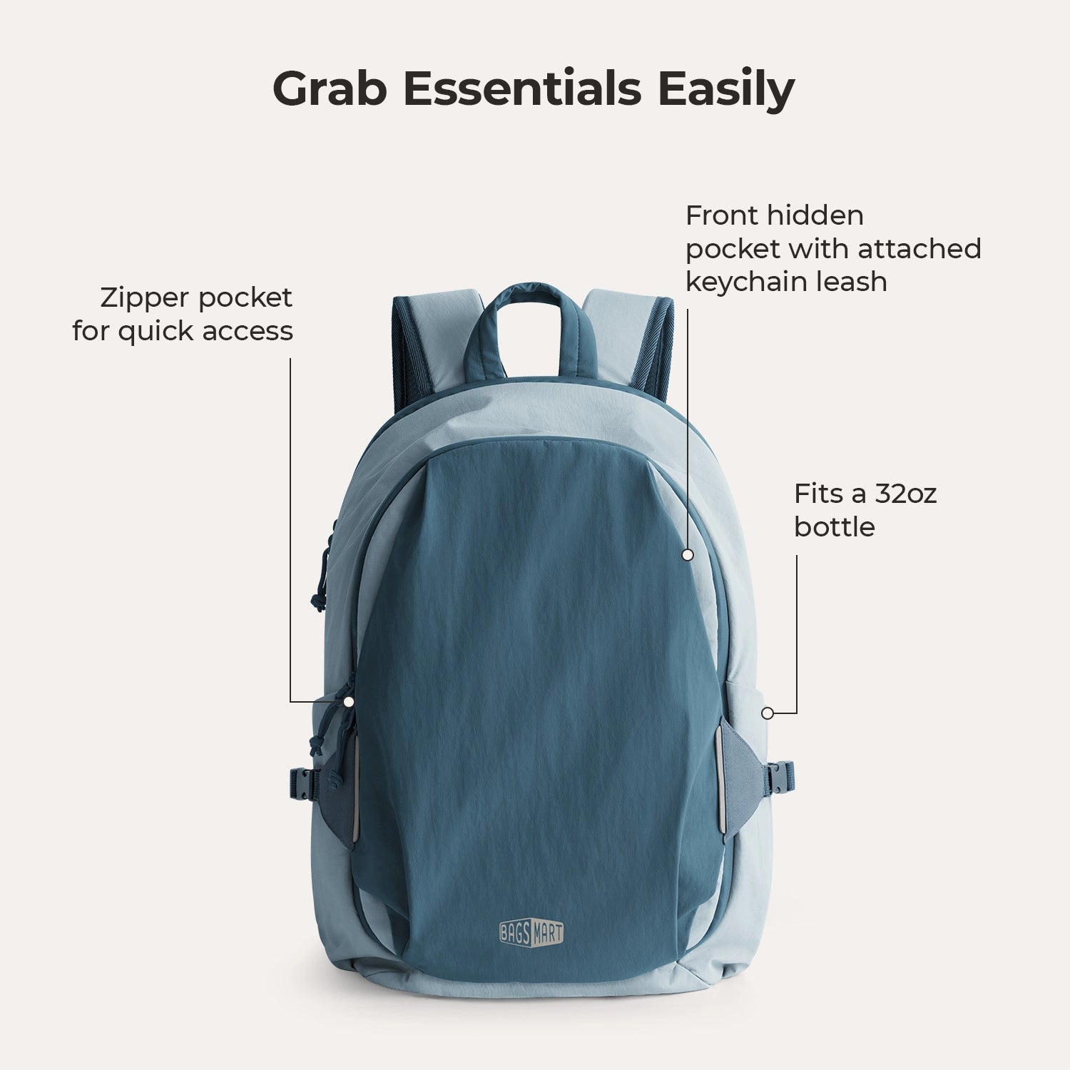 Soar 25L Waterproof Hiking Backpack Set - Lightweight Travel Daypack for Outdoor Adventures, Camping & College Students