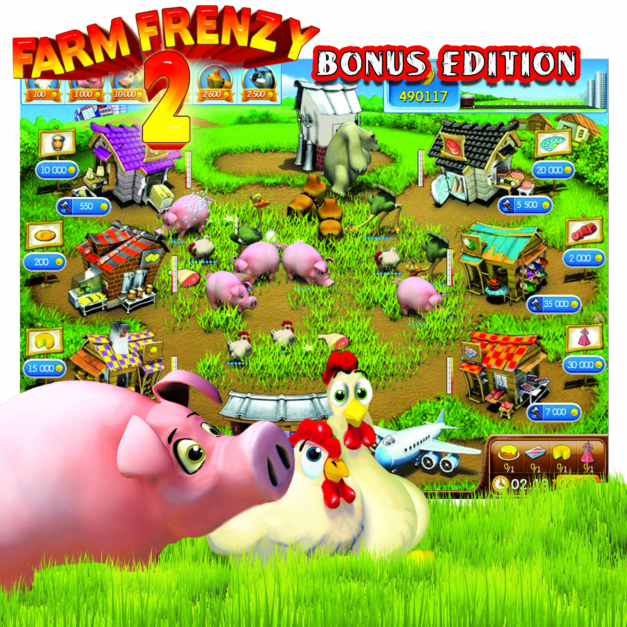 Farm Frenzy 2: Bonus Edition - 5 Exciting Barnyard Games for Family Fun and Stress Relief