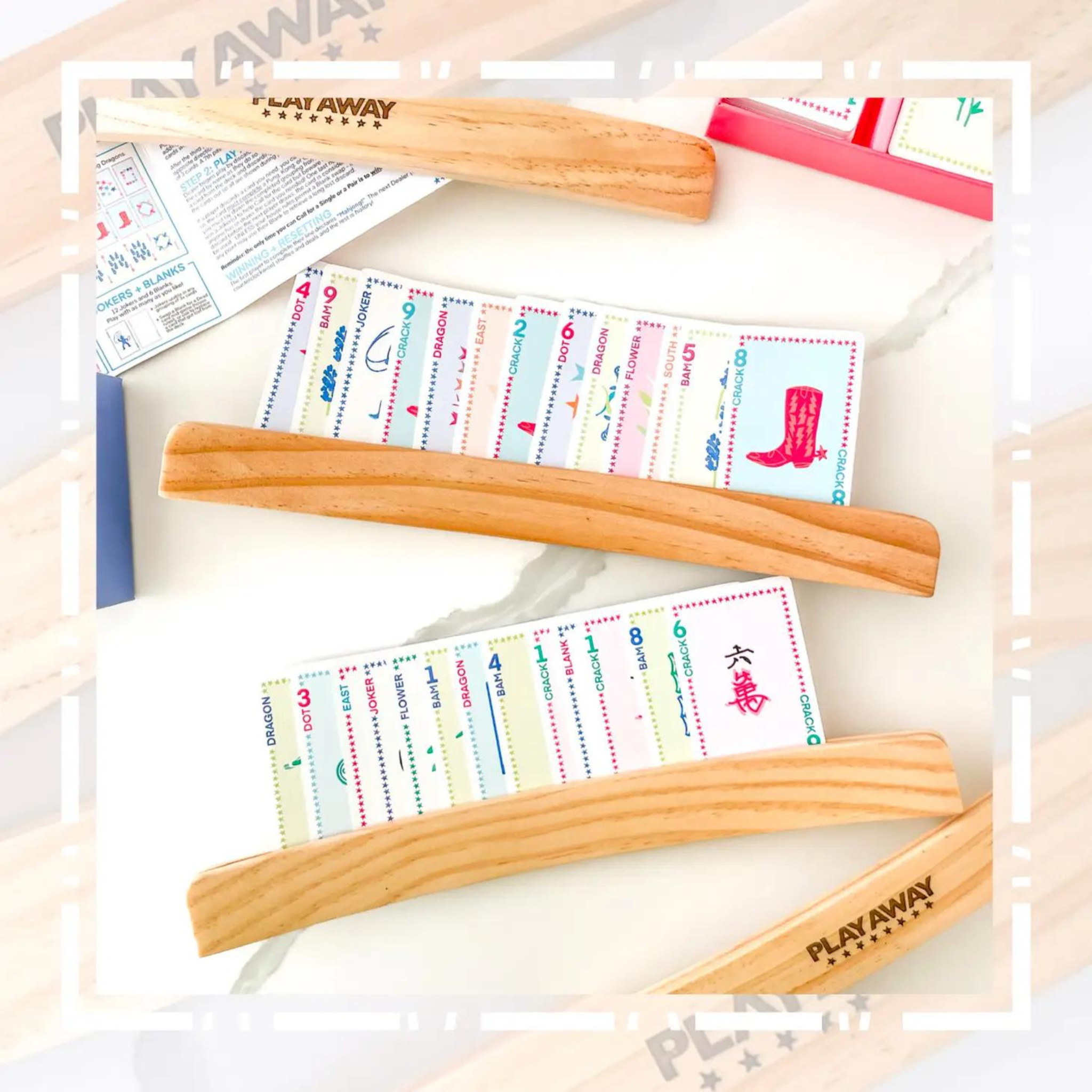Premium Wooden Card Holder - Elegant Display Stand for Business Cards, Credit Cards & Gift Cards | Perfect for Office, Home & Retail Use