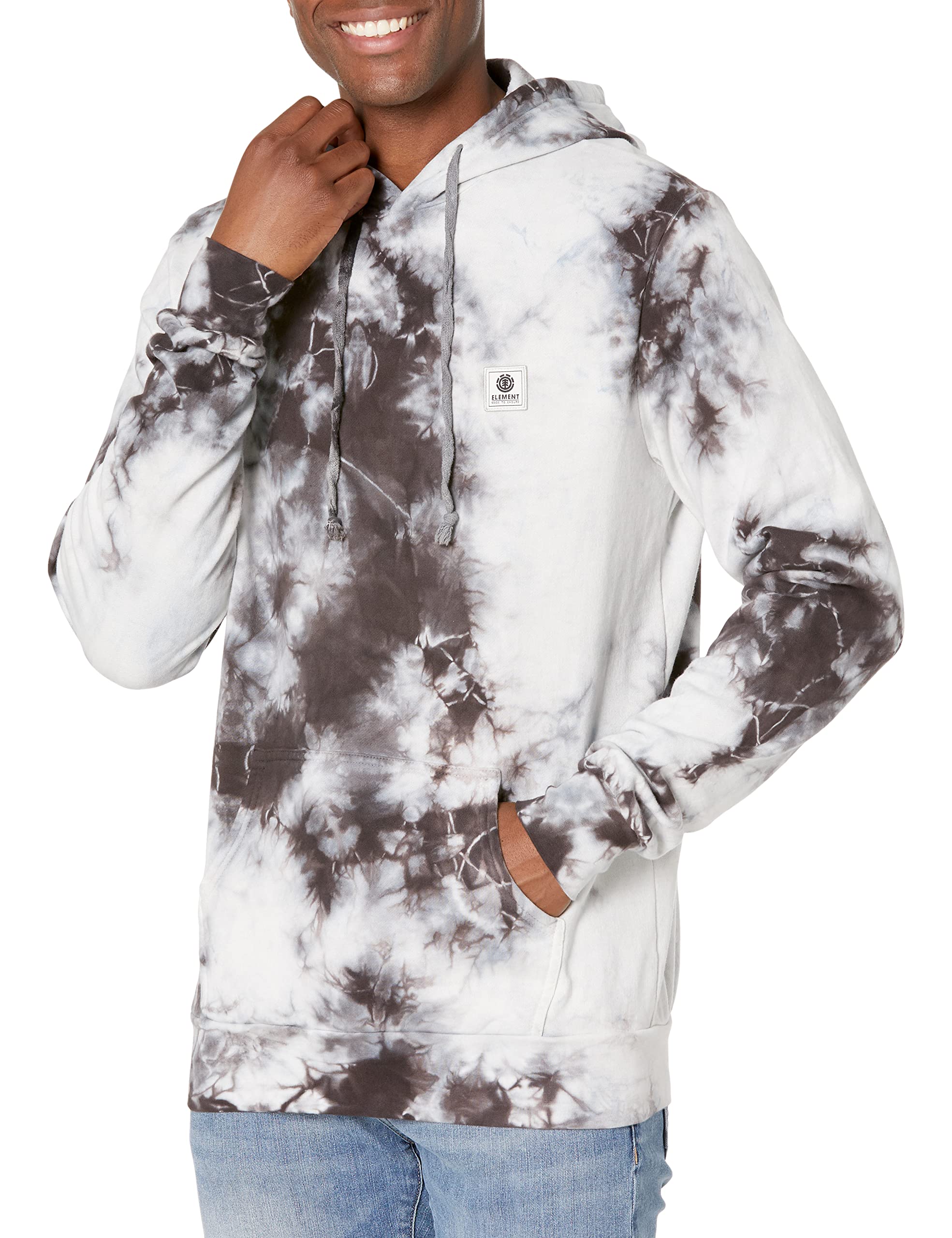 Element Wilson Wash Pullover Hoodie for Men - Comfortable Cotton Blend Hooded Sweatshirt for Casual Wear, Gym & Outdoor Activities
