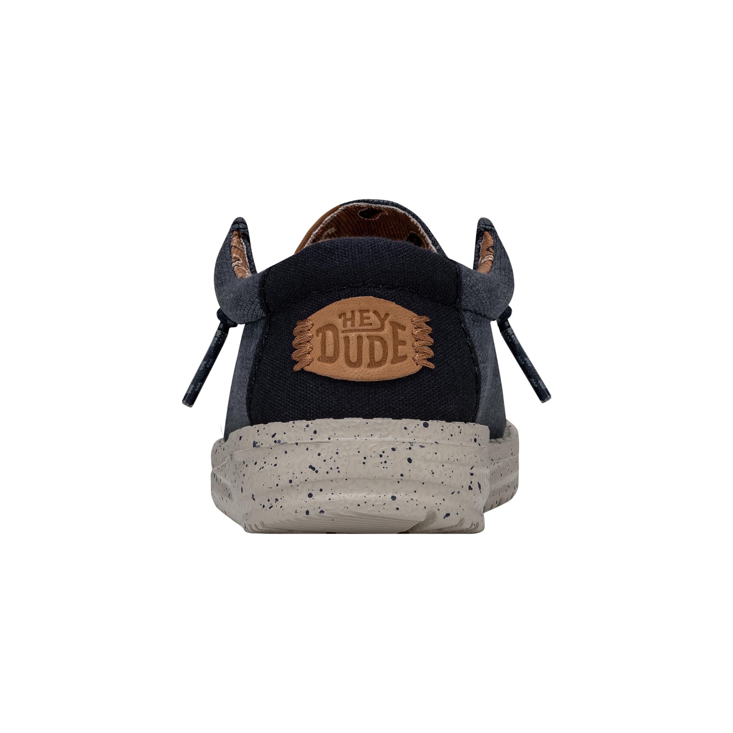 Hey Dude Wally Toddler Boys Washed Canvas Slip-On Loafers - Comfortable & Lightweight Shoes for Playtime, School & Everyday Wear