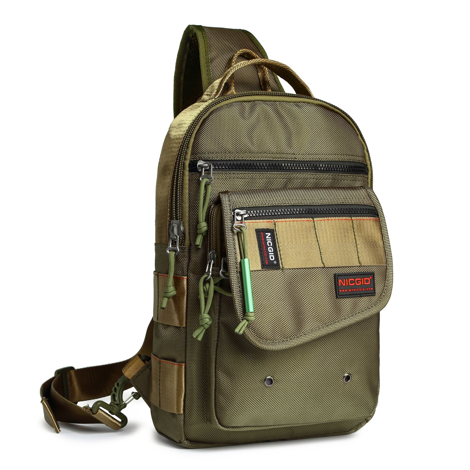 NICGID Sling Backpack for Men & Women - Crossbody Chest Bag for Travel & Outdoor