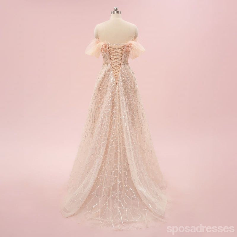 Elegant A-Line Off-Shoulder Long Prom Dresses for Women - Formal Evening Gown for Party, Homecoming & Special Occasions | Style 13526