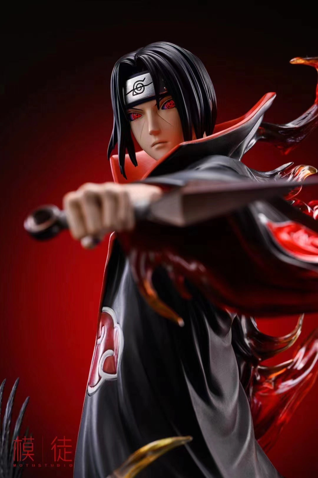MOTU Studio Itachi Uchiha Anime Figure - Premium Collectible Naruto Shippuden Character Statue for Fans & Decor | Perfect for Home Display, Office Decor, and Anime Collections