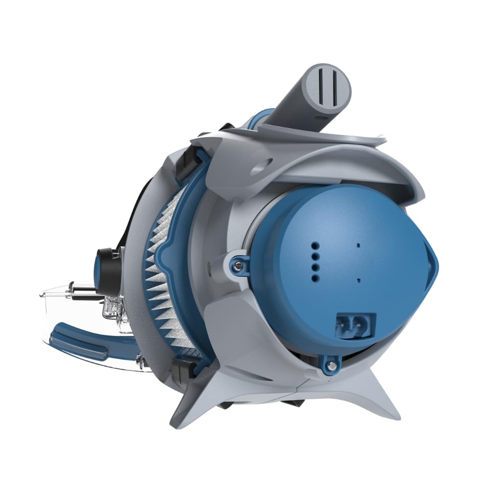 KOKIDO XTROVAC 710 Rechargeable Heavy-Duty Pool Vacuum Cleaner - 6X Suction Power, Dual Filtration System (Standard & Fine) for Fast Cleaning of Inground & Above Ground Pools - Perfect for Weekly Maintenance and Seasonal Deep Cleaning